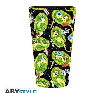 Čaša Rick and Morty Portals 400ml - cover