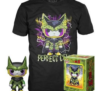 Funko POP & Tee Dragon Ball Z T-shirt XL Perfect Cell 9cm - cover