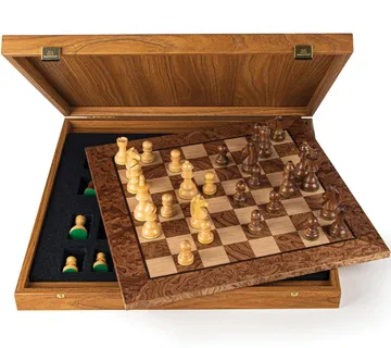 Šah Handcrafted Staunton figure orah Burl set - Zaprešić
