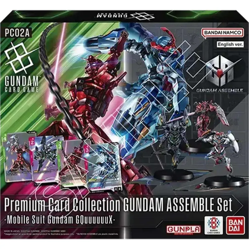 Gundam Card Game Premium Assemble Set GQuuuuuuX PC02A - cover