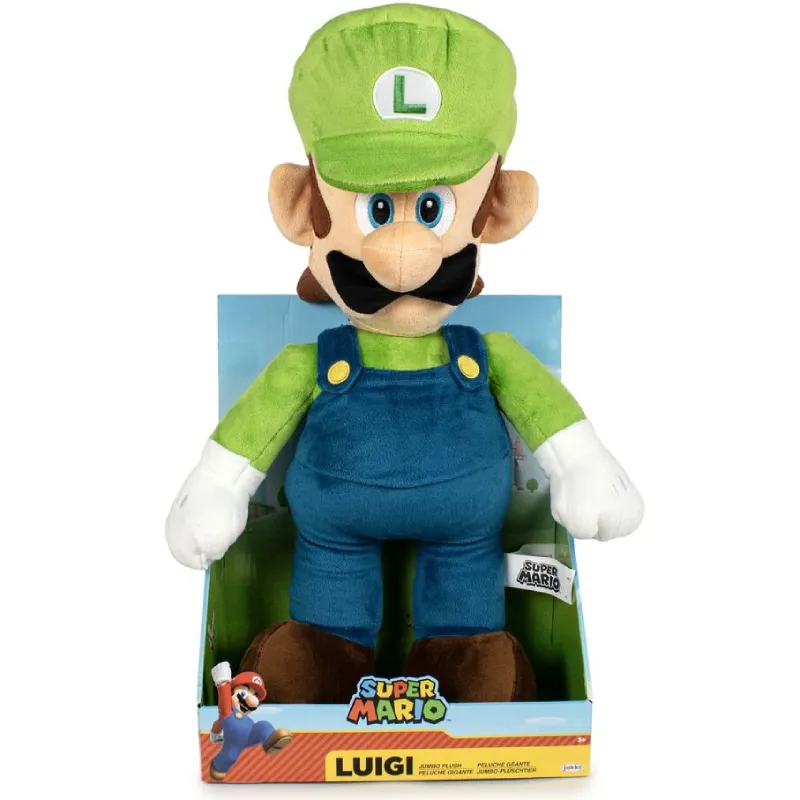 Super Mario Jumbo Luigi plišana igračka 50cm - cover