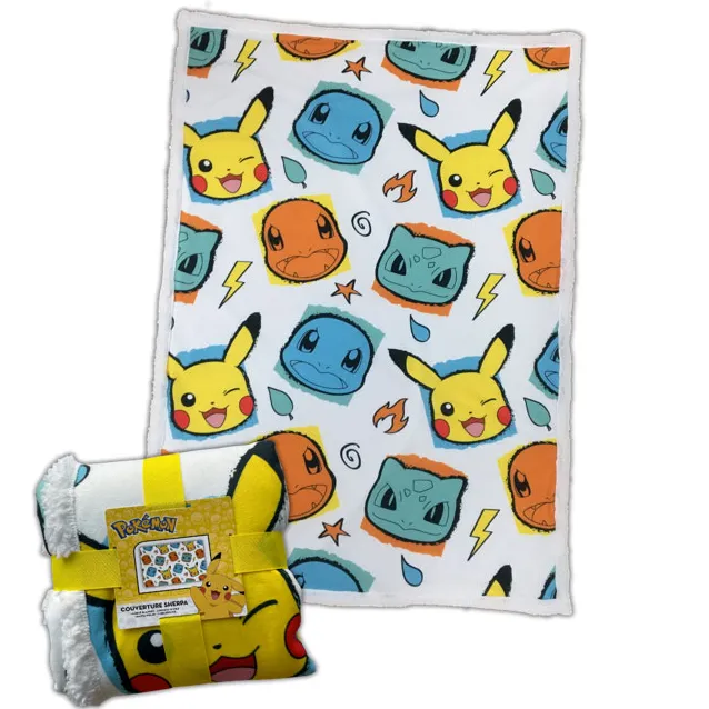 Pokemon sherpa deka 100x150cm - cover