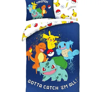 Posteljina Pokemon Gotta Catch 'em All 140x200cm - cover