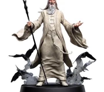 Lord of the Rings Saruman the White statua 26cm - cover
