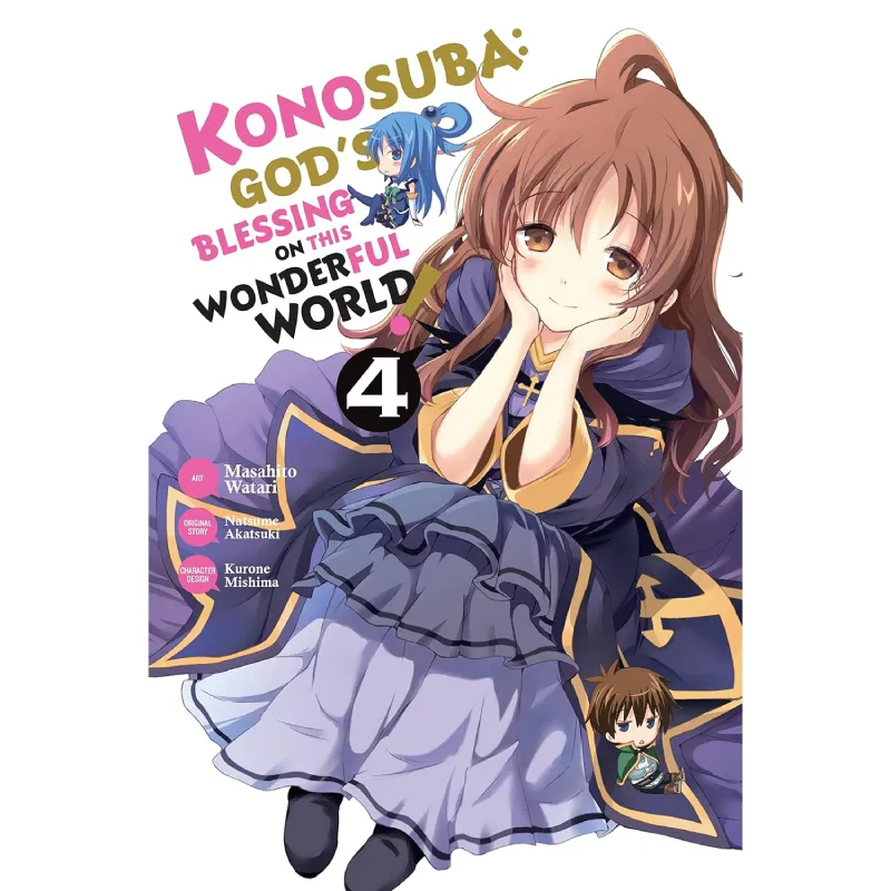 Konosuba: God's Blessing on This Wonderful World! vol. 4 - cover