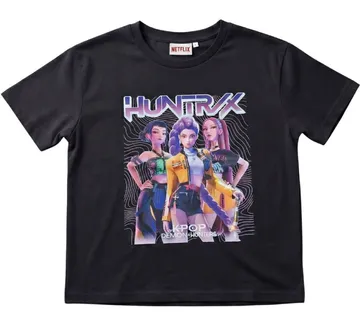 KPop Demon Hunters Huntrix crna majica 14A - Zaprešić