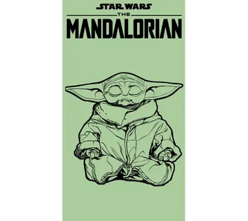 Ručnik za plažu Star Wars Mandalorian Grogu 70x140cm - Zaprešić