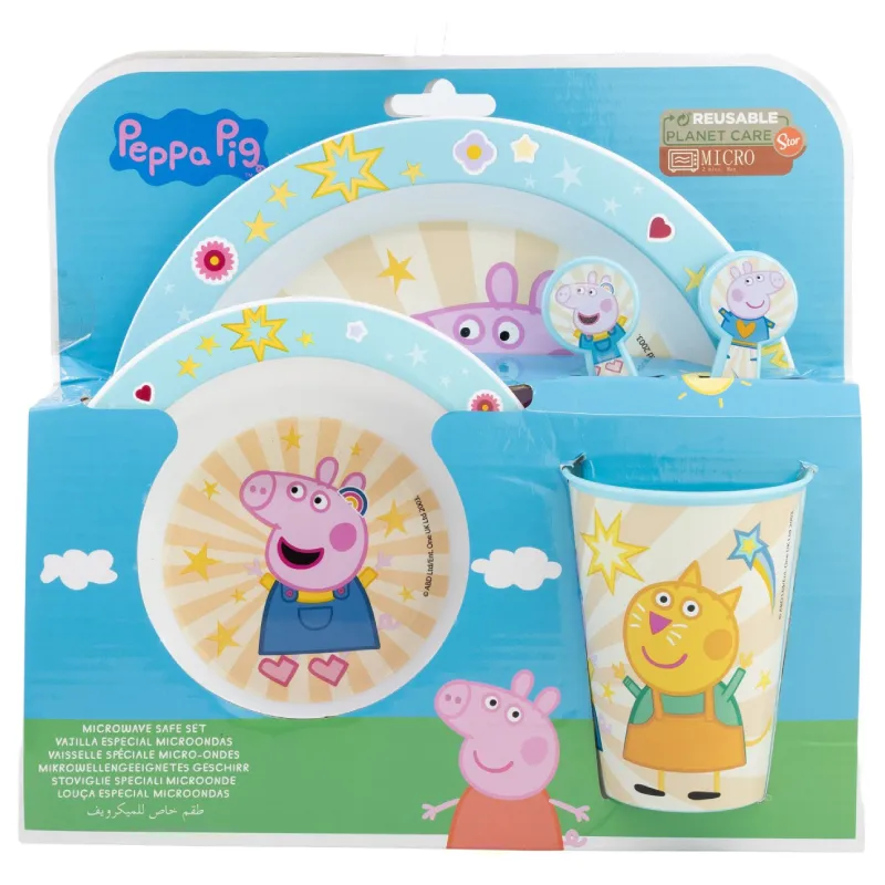 Pribor za jelo Peppa Pig 5kom - cover