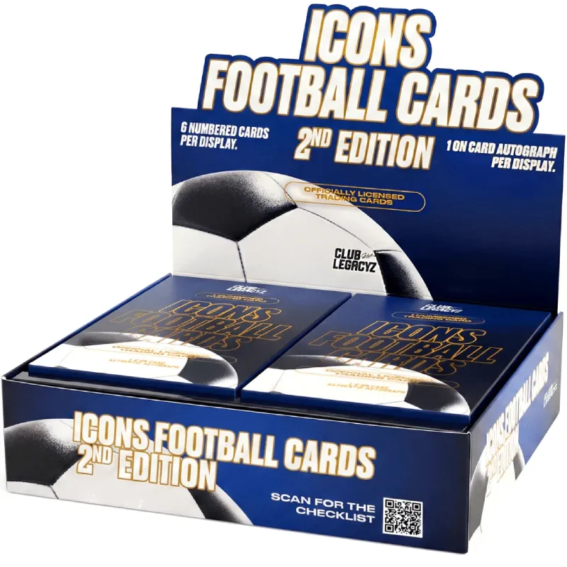 Club Legacyz Icons Football Cards 2nd Edition Blind Box - cover