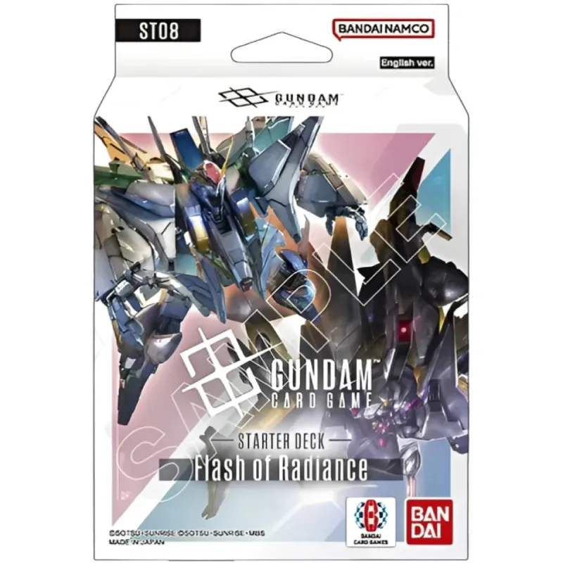 Gundam Card Game Starter Deck Flash of Radiance ST08 - cover