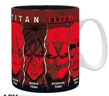 Šalica Attack on Titan All Titans 460ml - Zaprešić