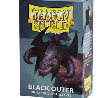 Dragon Shield Standard Outer Size Sleeves Black (100pcs) - Zaprešić
