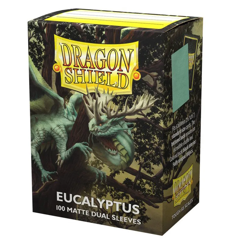 Dragon Shield Standard Dual Matte Sleeves Eucalyptus (100pcs) - cover