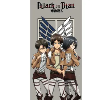 Ručnik za plažu Attack on Titan 140x70cm - cover