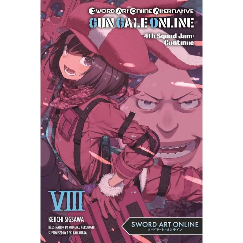Sword Art Online Alternative Gun Gale Online vol. 08 4th Squad Jam: Continue - cover