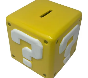 Kasica Super Mario Question Mark Block 12cm - Zaprešić