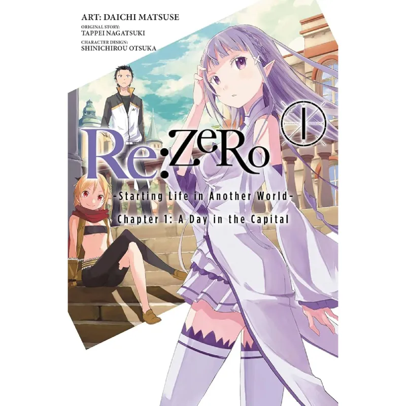 Re:ZERO -Starting Life in Another World-, Chapter 1: A Day in the Capital vol. 1 - cover