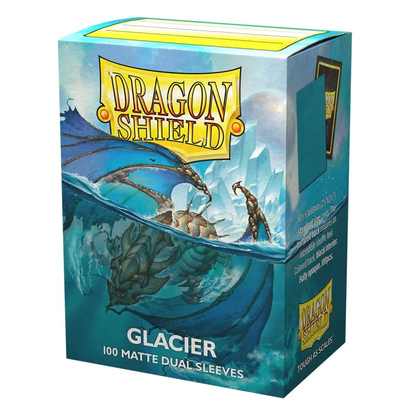 Dragon Shield Standard Dual Matte Sleeves Glacier (100pcs) - cover
