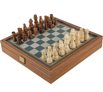 Šah i Backgammon Handcrafted orah set tirkiz - Zaprešić