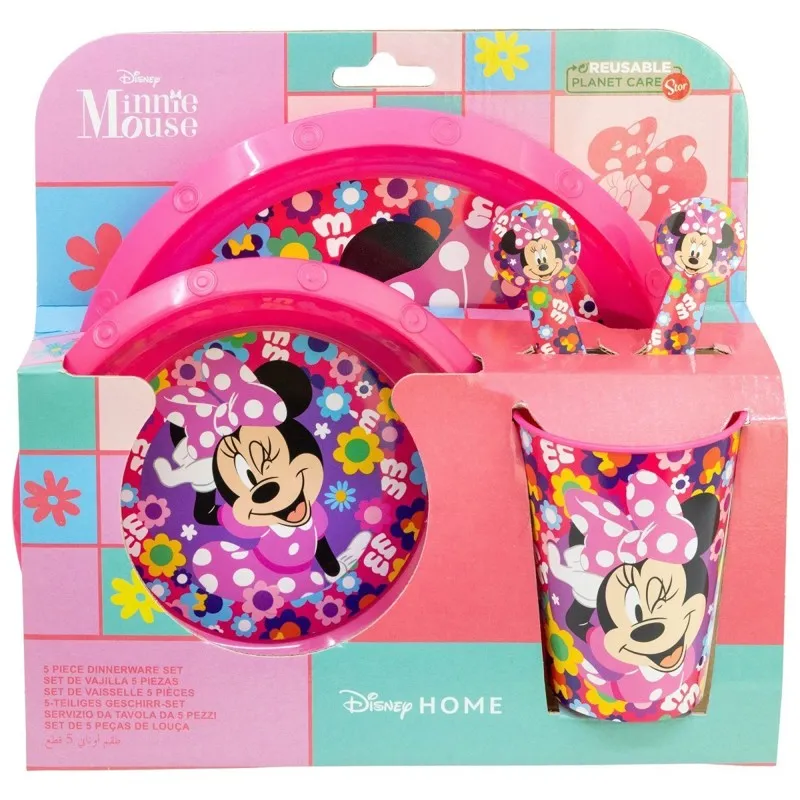 Pribor za jelo Minnie Mouse 5kom - cover