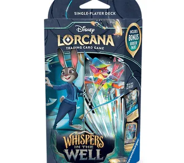 Disney Lorcana Whispers in the Well Judy Hopps & Robin Hood Starter Deck - cover
