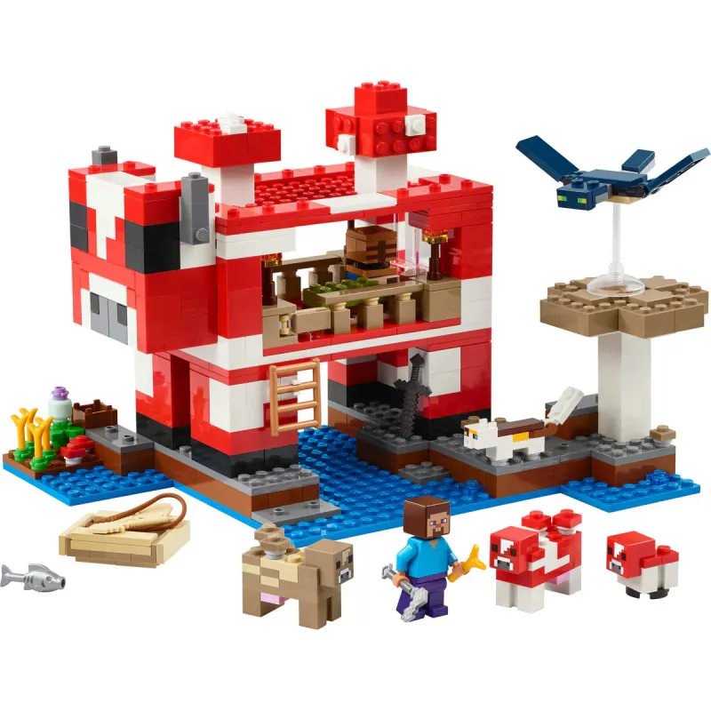 LEGO Minecraft The Mooshroom House 21270 - cover