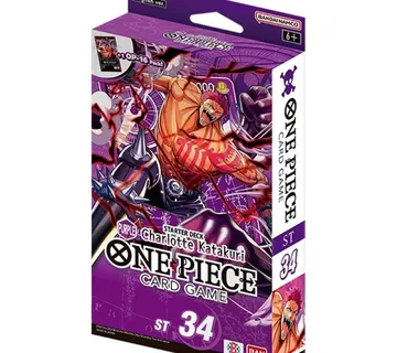 One Piece PURPLE Charlotte Katakuri Starter Deck (ST-34) - Zaprešić