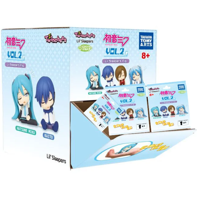 Hatsune Miku Twinchees Lil' Sleepers figura 5cm - cover