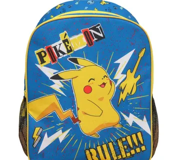 Ruksak Pokemon Pikachu Rule!!! 41cm - Zaprešić