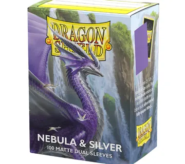 Dragon Shield Standard Size Matte Sleeves Nebula & Silver (100pcs) - Zaprešić