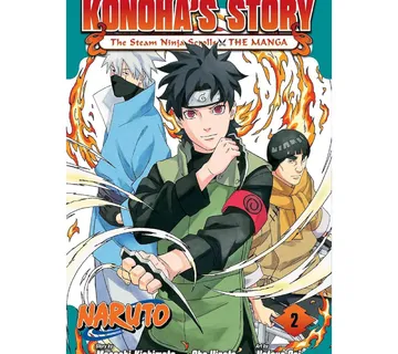 Naruto: Konoha's Story - The Steam Ninja Scrolls: The Manga vol. 2 - cover