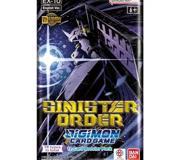 Digimon Card Game Sinister Order EX10 Booster Pack - cover