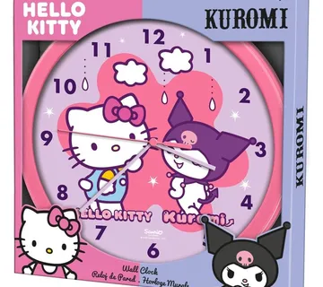 Hello Kitty & Kuromi zidni sat - cover