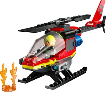 LEGO City Fire Rescue Helicopter 60411 - cover