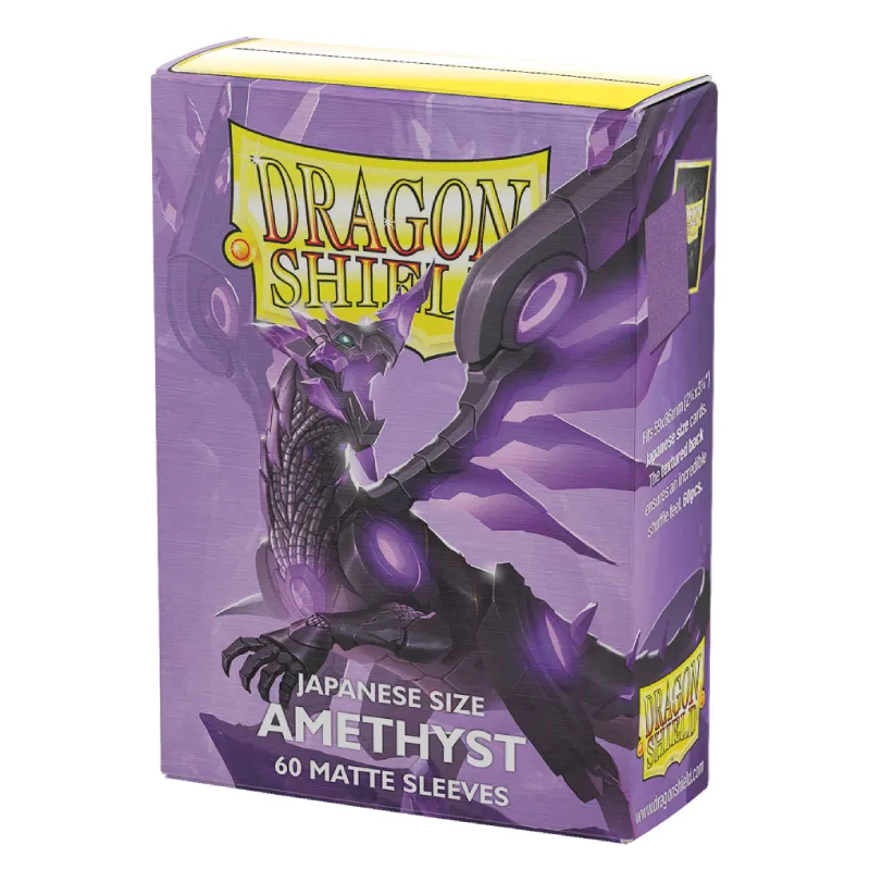 Dragon Shield Japanese Size Matte Sleeves Amethyst (60pcs) - cover