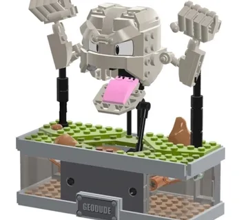 Pokemon MEGA Construx Set Mini Motion Geodude 18cm - cover