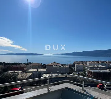 RIJEKA, SRDOČI - 2S+DB, terasa, panoramski pogled na more, 2 parkirna mjesta