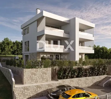 CRIKVENICA, JADRANOVO- Dvoetažni stan u novogradnji s vlastitim bazenom na ekskluzivnoj lokaciji - Jadranovo, Crikvenica