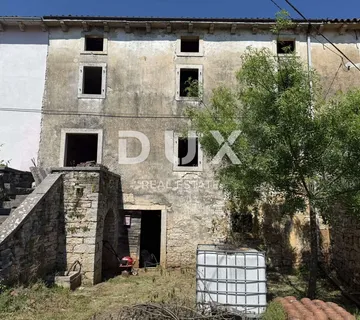 ISTRA,GROŽNJAN - Autentična istarska kuća s dodatnim građevinskim zemljištem
