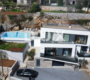 OPATIJA, BREGI - samostojeća ekskluzivna villa s bazenom - novogradnja s panoramskim pogledom na more!!! PRILIKA!!!