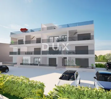 VODICE, SRIMA – Penthouse 1. red uz more, panorama, krovna terasa 113 m² - Srima, Vodice