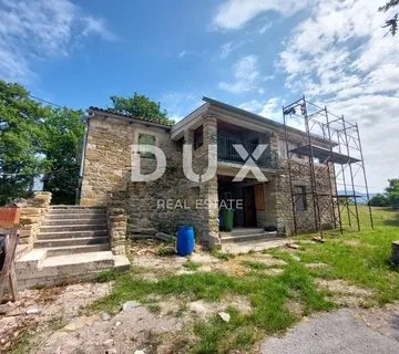 ISTRA, GRAČIŠĆE - Kamena kuća na potpunoj osami s pogledom na zelenilo
