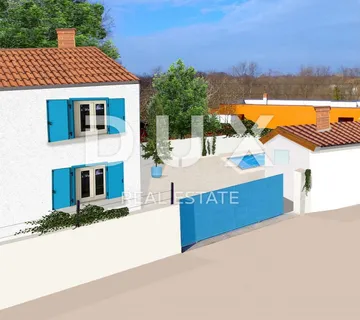 ISTRA, SVETVINČENAT - Kuća u rohbau fazi s mogućnošću dovršetka do faze ključ u ruke - Juršići, Svetvinčenat