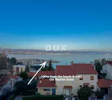 Opatija, Ičići, dvosobni stan, 112 m2, bazen, 100m od mora - Ičići, Opatija