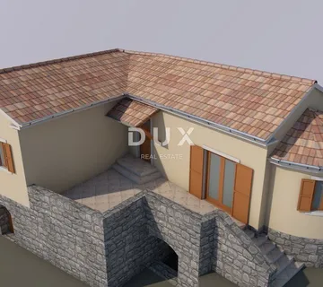 OPATIJA, PUŽI - Starina s građevinskom dozvolom 160m2 - Zaluki, Matulji