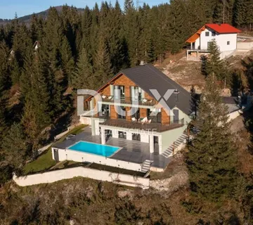 GORSKI KOTAR, RAVNA GORA - Bajkovita villa s bazenom, jacuzzijem i saunom!