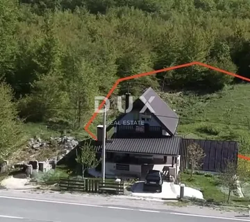 BAŠKE OŠTARIJE - Građevinsko zemljište od 1337 m2 - Baške Oštarije, Karlobag