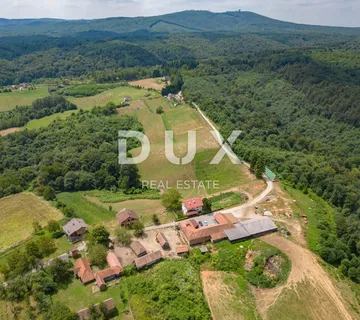 VRGINMOST, BLATUŠA - Veliko imanje, farma s mehanizacijom i životinjama! 40 hektara zemljišta! - Blatuša, Gvozd