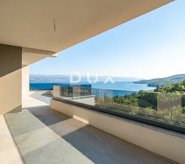 Opatija, Ika, penthouse, 176 m2, panoramski pogled, krovna terasa, novogradnja - Oprić, Opatija