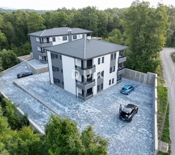 MATULJI, JUŠIĆI, JURDANI- stan 2.kat, 64,19m2 u novogradnji DB+2S s okućnicom - Jušići, Matulji